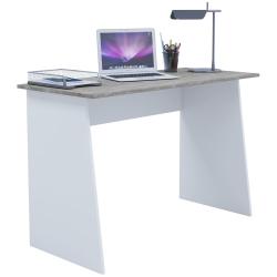 Menší stůl na PC bílá / dub sonoma 110 cm do dětského pokoje / pracovny / kanceláře