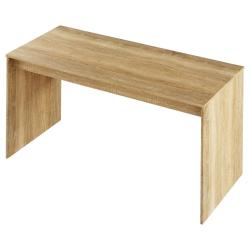 Jednoduchý stůl 160 cm do kanceláře / pracovny dřevěný dub sonoma