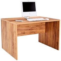 Dřevěný stůl do pracovny jednoduchý dub kraft široký 120 cm